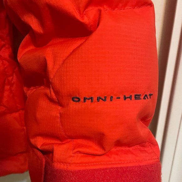 Columbia Hooded Red 700 Down Fill Jacket - Large - Picture 11 of 16